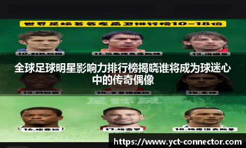 全球足球明星影响力排行榜揭晓谁将成为球迷心中的传奇偶像